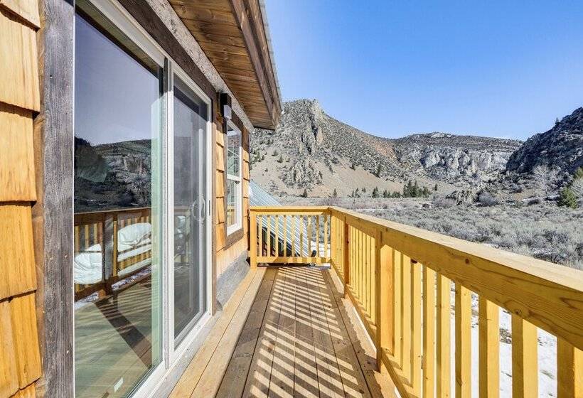 Riverfront Montana Log Cabin W/ Mountain Views!
