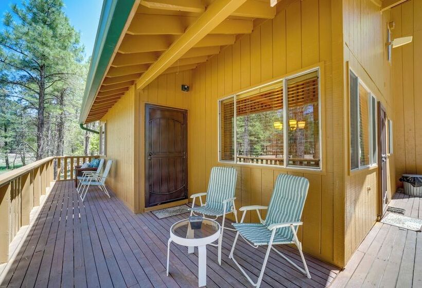 Hike & Atv: Secluded Happy Jack Cabin W/ Deck