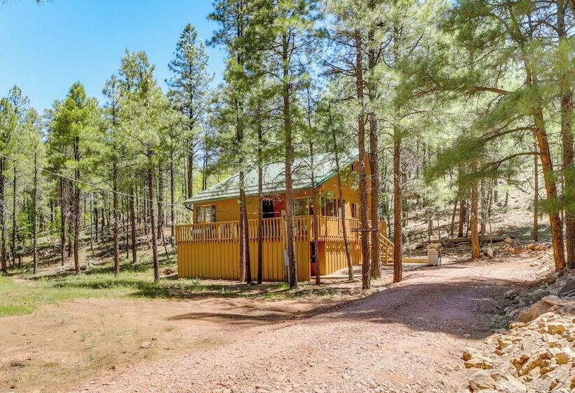 Hike & Atv: Secluded Happy Jack Cabin W/ Deck