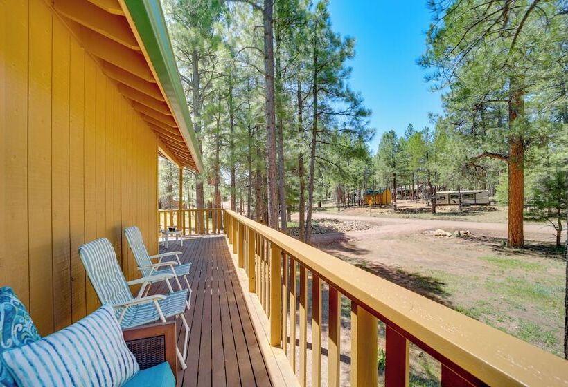 Hike & Atv: Secluded Happy Jack Cabin W/ Deck