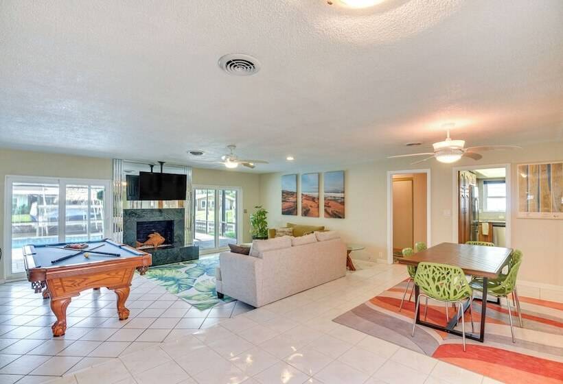Sunny South Daytona Home W/ Private Boat Dock!