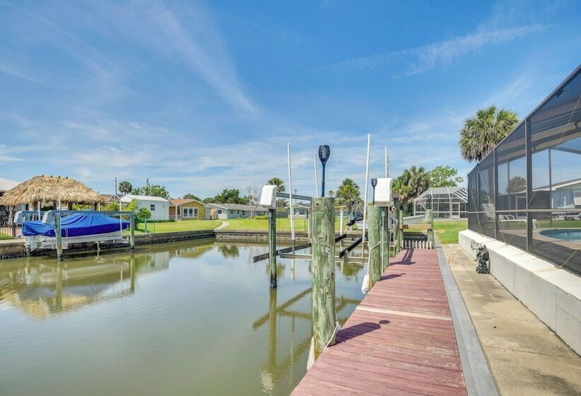 Sunny South Daytona Home W/ Private Boat Dock!