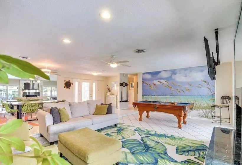 Sunny South Daytona Home W/ Private Boat Dock!