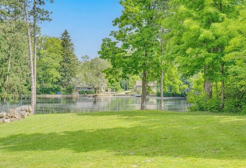 Mid Century Modern Lake Cottage In Indiana!