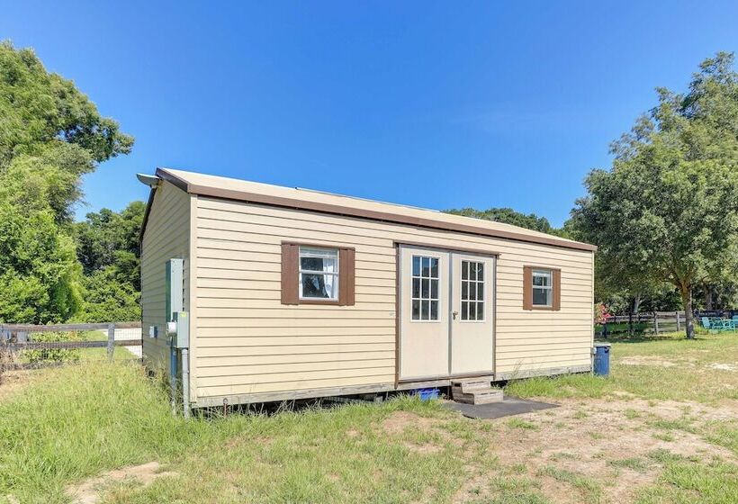 Ocala Tiny Home On 10 Acre Farm Near Wec!