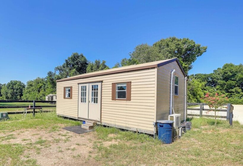 Ocala Tiny Home On 10 Acre Farm Near Wec!
