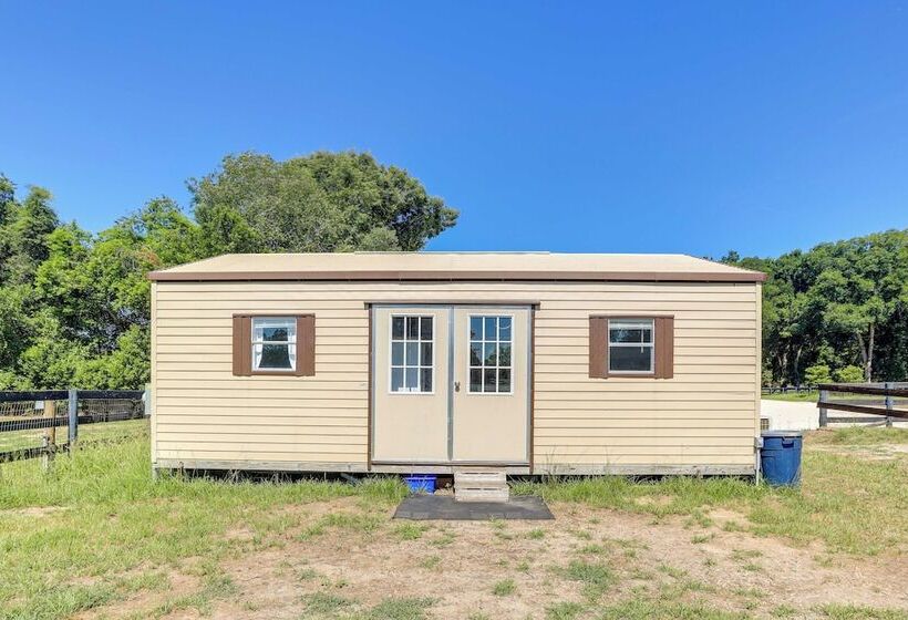 Ocala Tiny Home On 10 Acre Farm Near Wec!