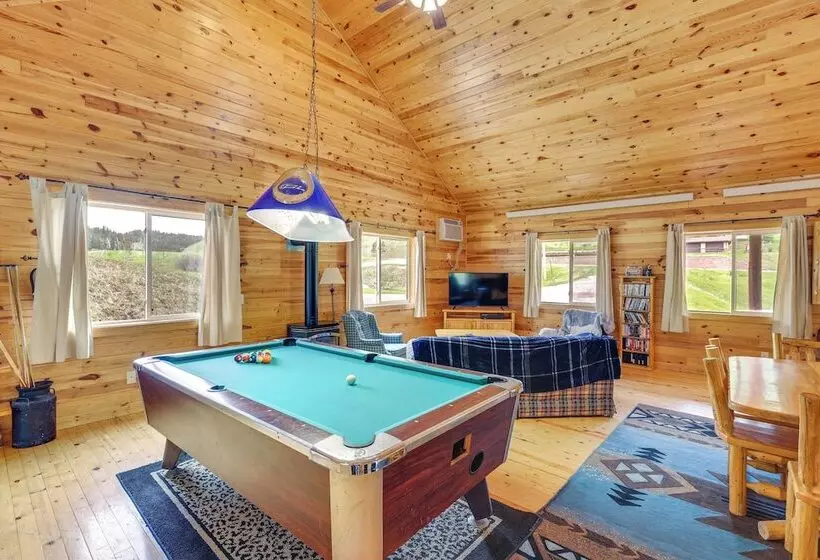 Wraparound Deck + Bbq: Pet Friendly Deadwood Cabin
