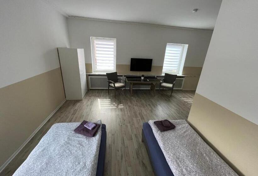 펜션 Doppelzimmer Mit Bad Fernseher