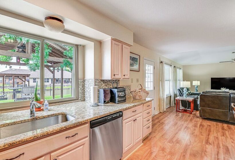 Canal Front Granbury Home W/ Dock   Dogs Welcome!