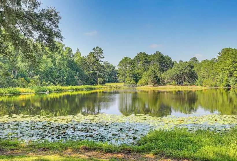 Pet Friendly Ehrhardt Home W/ Private Pond & Yard!