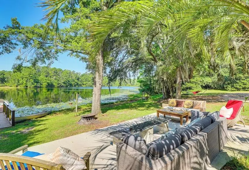 Pet Friendly Ehrhardt Home W/ Private Pond & Yard!