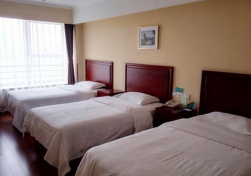 בית מלון כפרי Greentree Inn Shandong Zibo Railway Station Jinjing Avenue Business