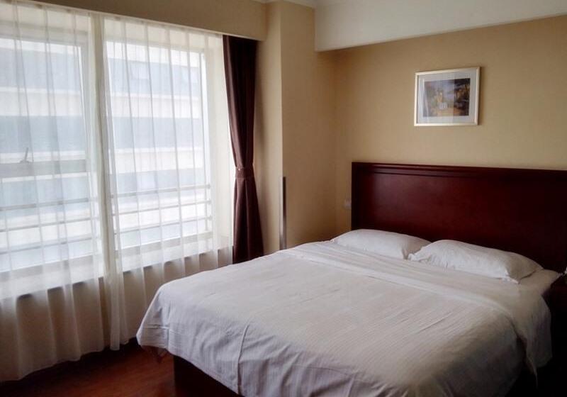 בית מלון כפרי Greentree Inn Shandong Zibo Railway Station Jinjing Avenue Business