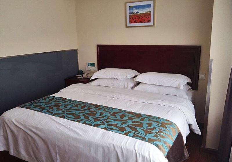 בית מלון כפרי Greentree Inn Shandong Zibo Railway Station Jinjing Avenue Business