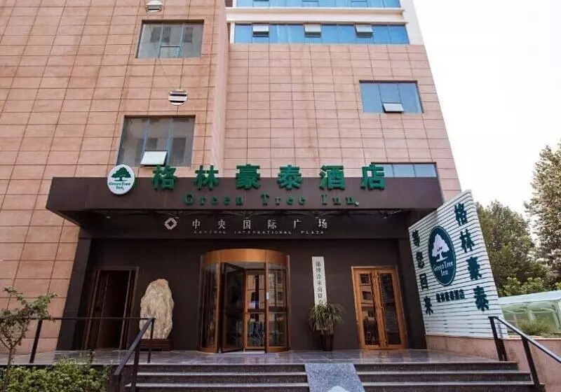 Hotelli Greentree Inn Shandong Zibo Railway Station Jinjing Avenue Business