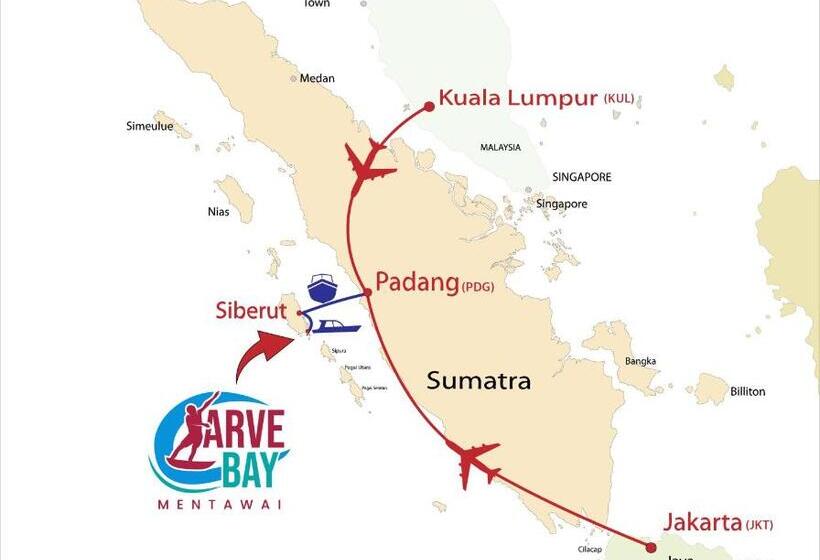 Nocleg ze śniadaniem Carve Bay Mentawai