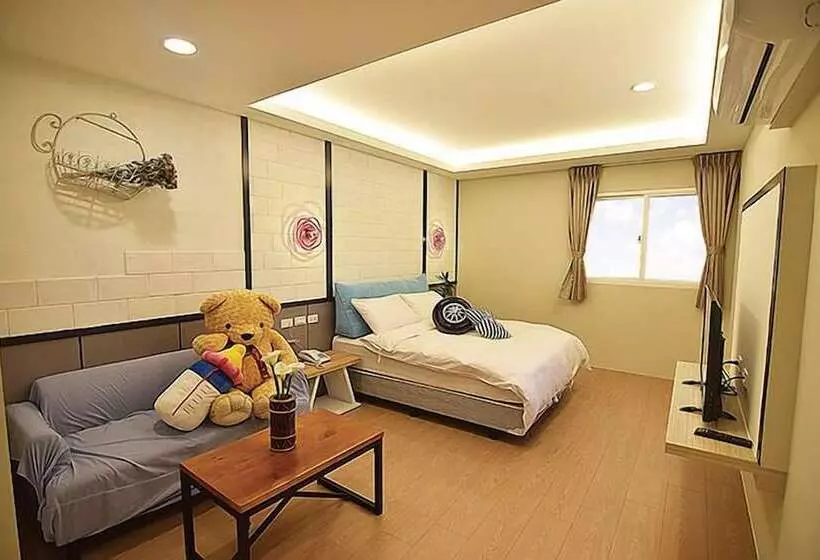 تختخواب و صبحانه No. 21 Jiaoxi Hot Spring Homestay
