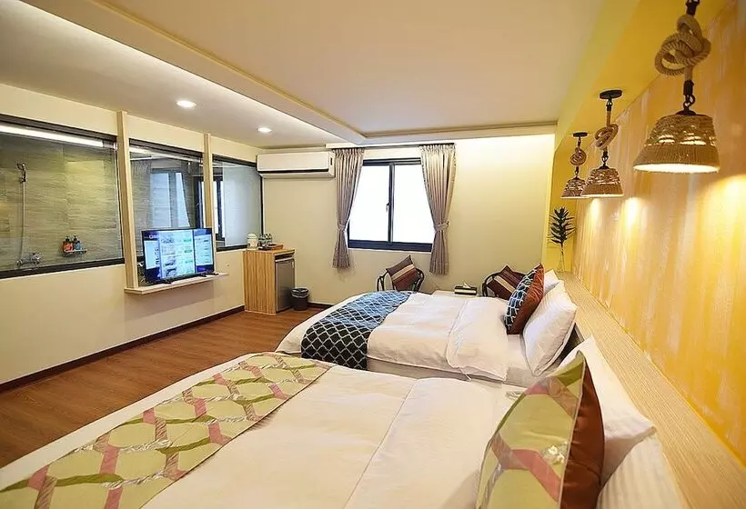 تختخواب و صبحانه No. 21 Jiaoxi Hot Spring Homestay
