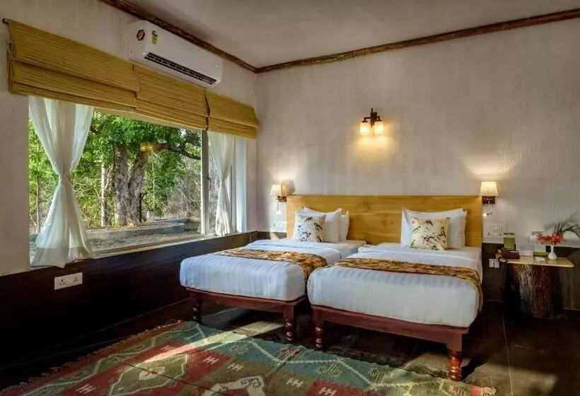 リゾートホテル The Riverwood Forest Retreat Pench