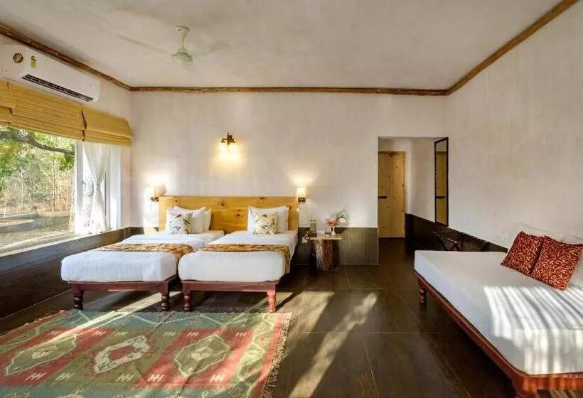 リゾートホテル The Riverwood Forest Retreat Pench