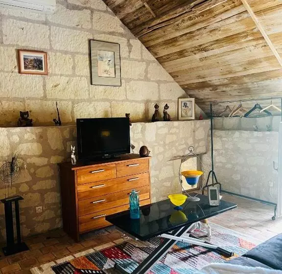 ベッドアンドブレックファースト Château De La Thibaudière   Chambre Du Tonneau