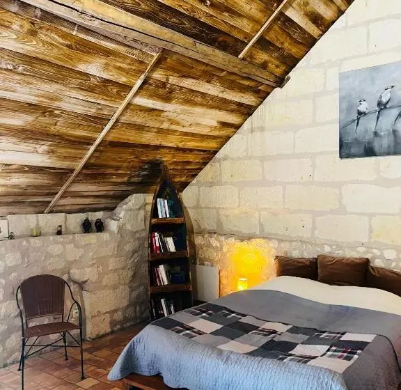 ベッドアンドブレックファースト Château De La Thibaudière   Chambre Du Tonneau