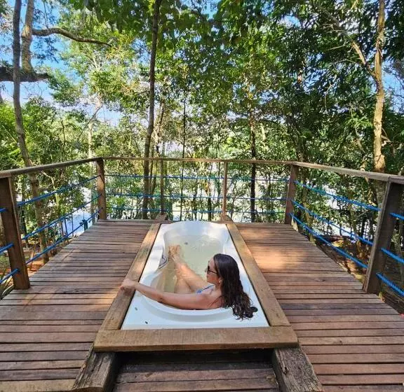 ユースホステル Chalés Senhor Dos Trilhos