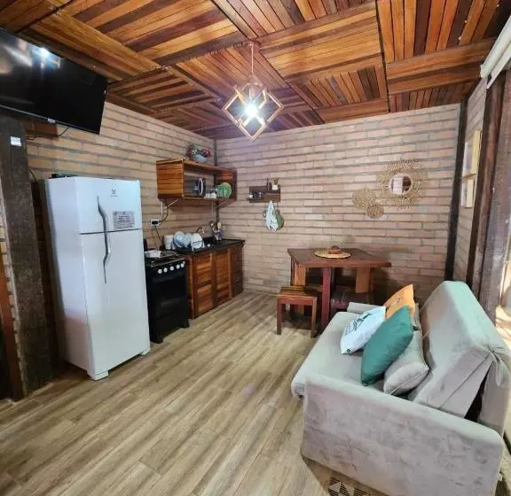 ユースホステル Chalés Senhor Dos Trilhos