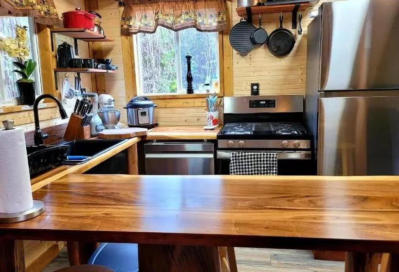 Majatalo Aloha Lodge Private Eco Log Cabin Near Volcano National Park