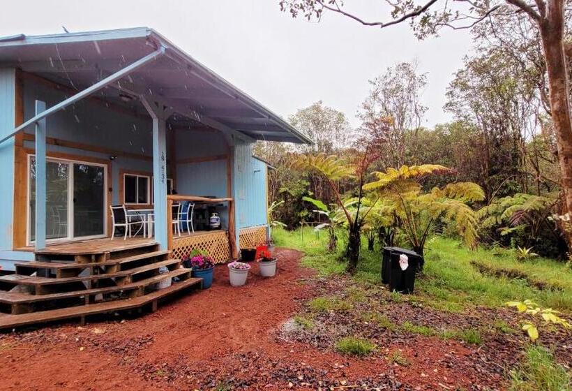 بنسيون Aloha Lodge  Private Eco Log Cabin Near Volcano National Park