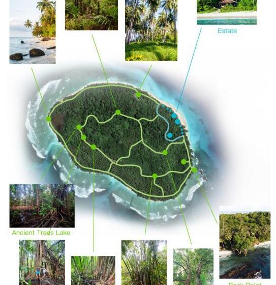 بنسيون Pinang Island   Private Island Sea View Bungalows