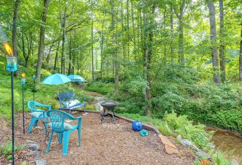 Blue Ridge Mtn Retreat: Porches & Creek Access