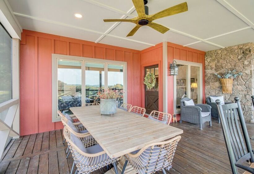 Tennessee Farmhouse Retreat W/ Wraparound Deck!