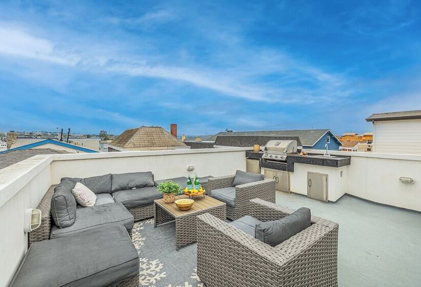 Seaside Style By Avantstay Rooftop + Walk To Beach Chic Design