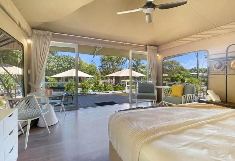 리조트 Glamping Tent 7 All Accessible