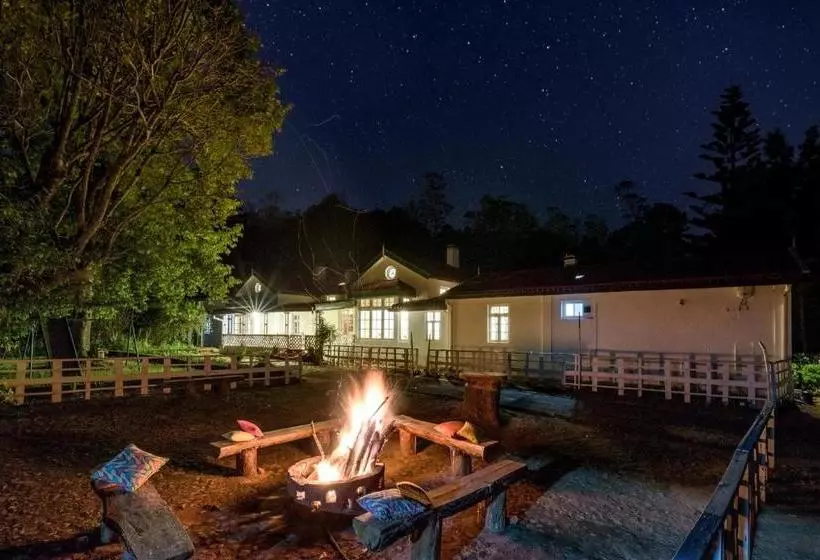 Saffronstays Milton Abbott Estate   2br Colonial Era Bungalow With Garden, Golf Course Views & Bonfi