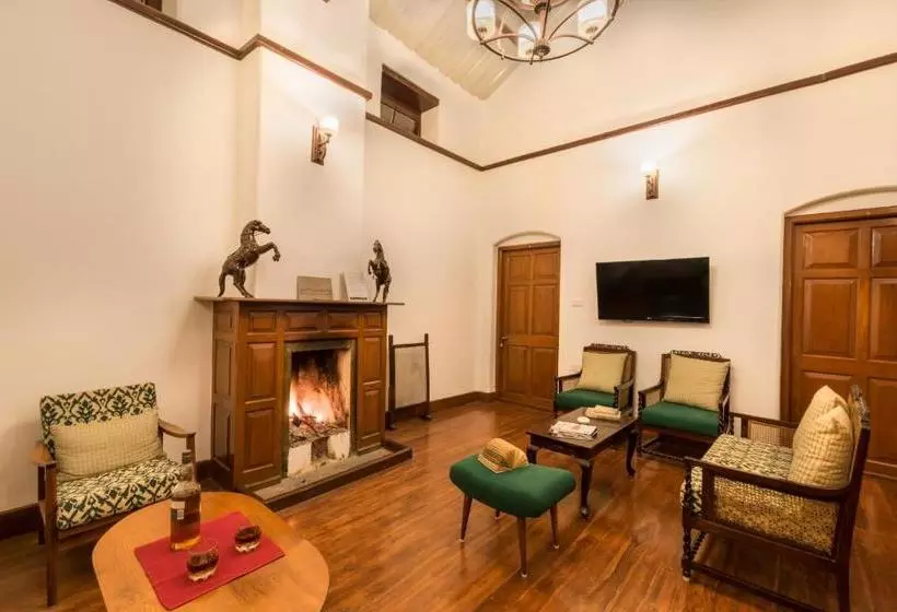Saffronstays Milton Abbott Estate   2br Colonial Era Bungalow With Garden, Golf Course Views & Bonfi
