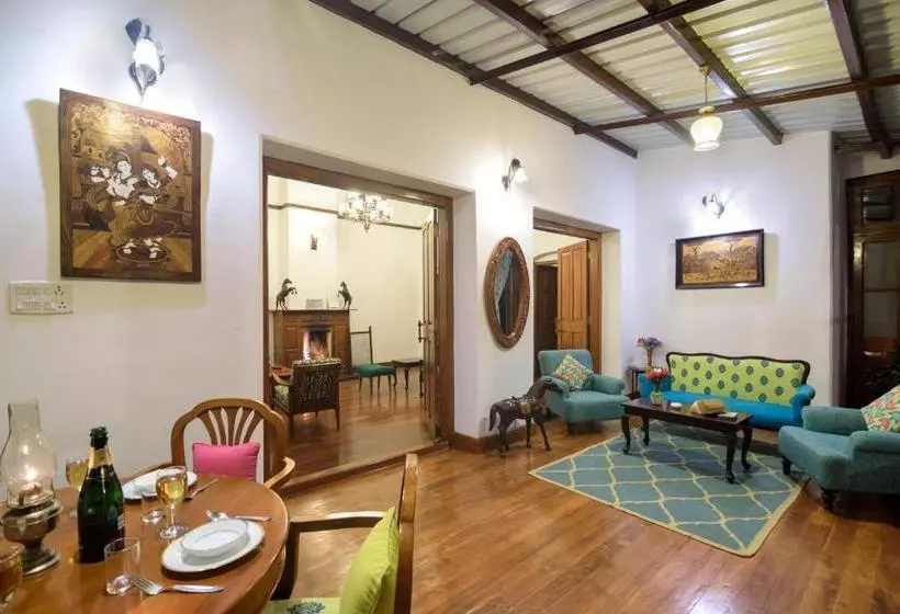 Saffronstays Milton Abbott Estate   2br Colonial Era Bungalow With Garden, Golf Course Views & Bonfi