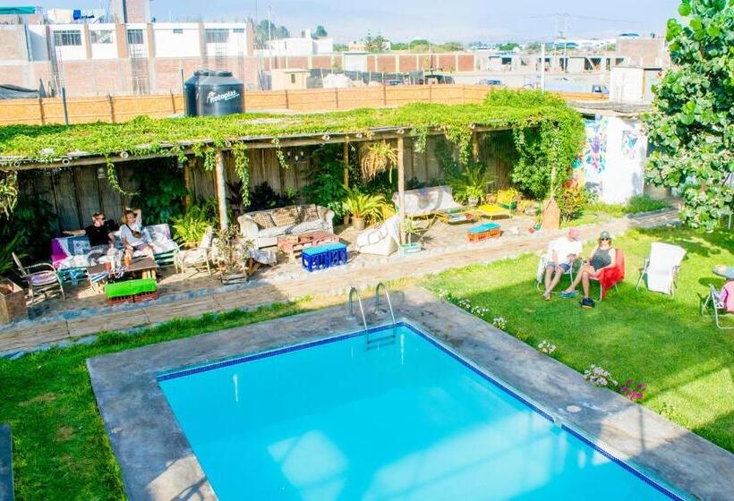 The Upcycled Hostel Huacachina