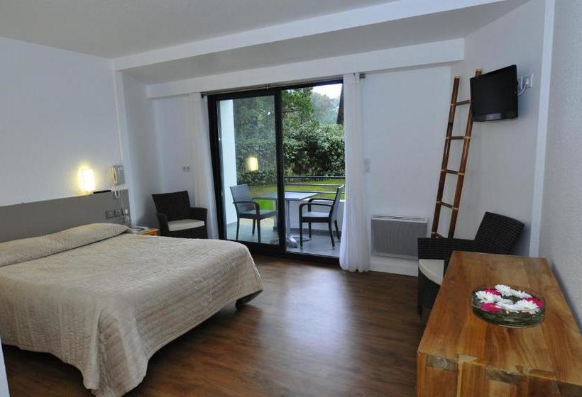 호텔 Hôtel Les Fougères   Hossegor