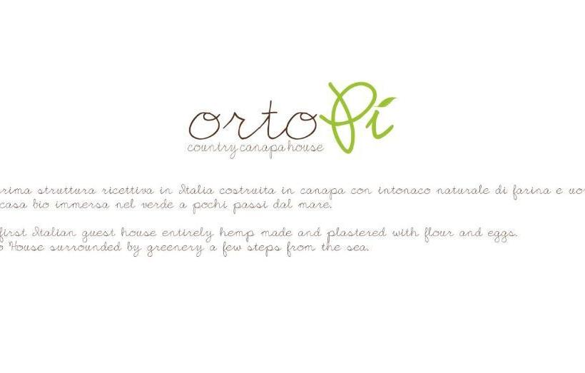 مبيت وإفطار Ortopì Country Canapa House