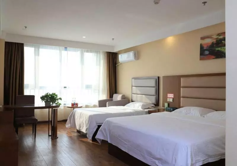 ホテル Greentree Inn Shandong Weifang Anqiu Bus Station Heping Road Business