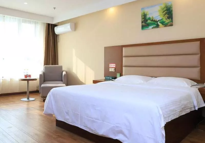 ホテル Greentree Inn Shandong Weifang Anqiu Bus Station Heping Road Business