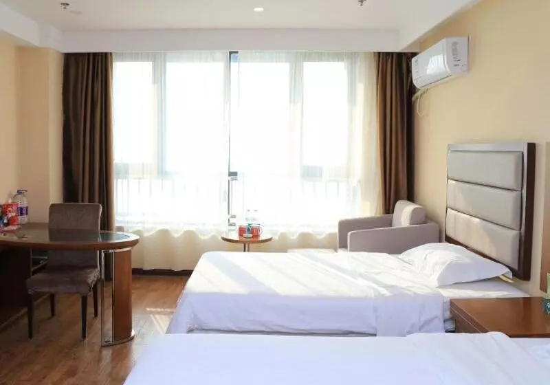 ホテル Greentree Inn Shandong Weifang Anqiu Bus Station Heping Road Business