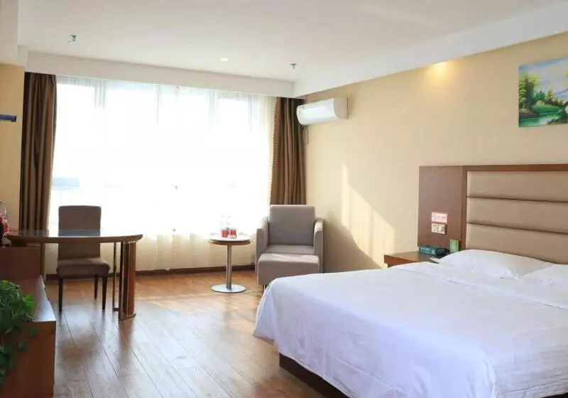 ホテル Greentree Inn Shandong Weifang Anqiu Bus Station Heping Road Business