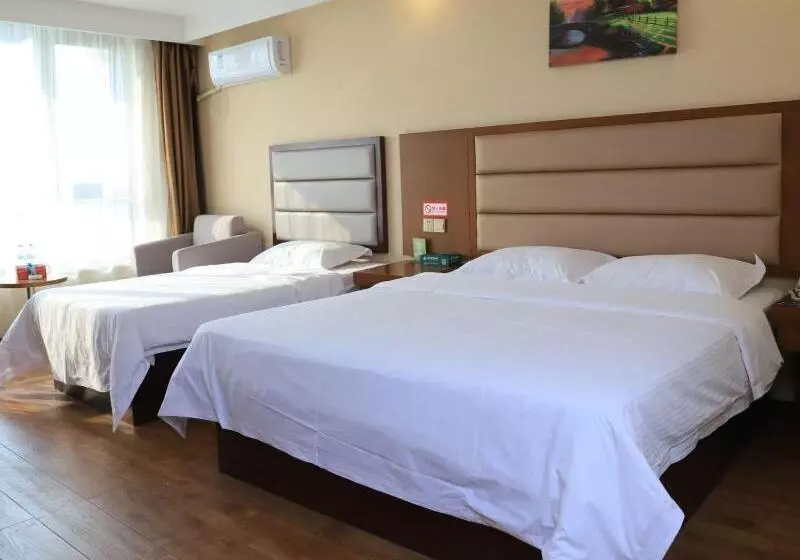 ホテル Greentree Inn Shandong Weifang Anqiu Bus Station Heping Road Business