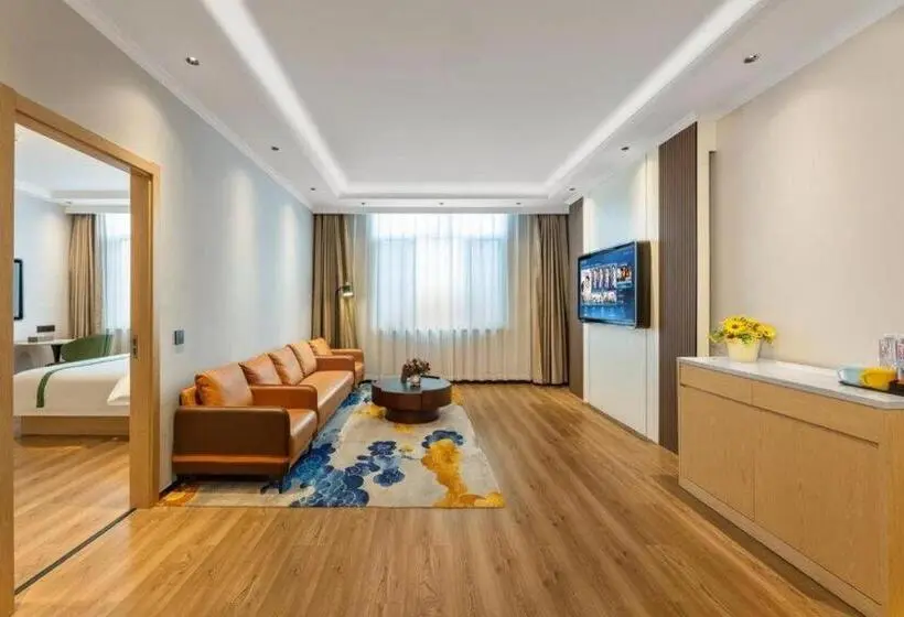 ホテル Greentree Inn Langfang Bazhou Railway Station West Yingbin Road Express