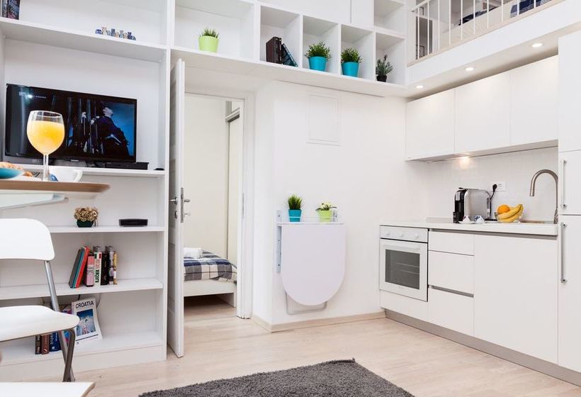 בית מלון כפרי Loox Serviced Apartments Zagreb Palmoticeva Street