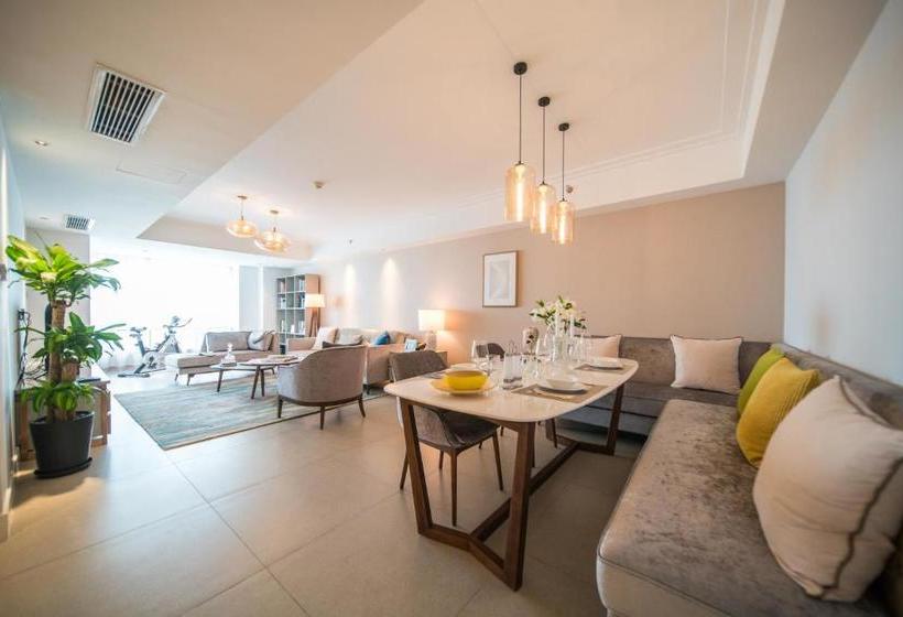 בית מלון כפרי Tianfu Square Serviced Suites By Lanson Place